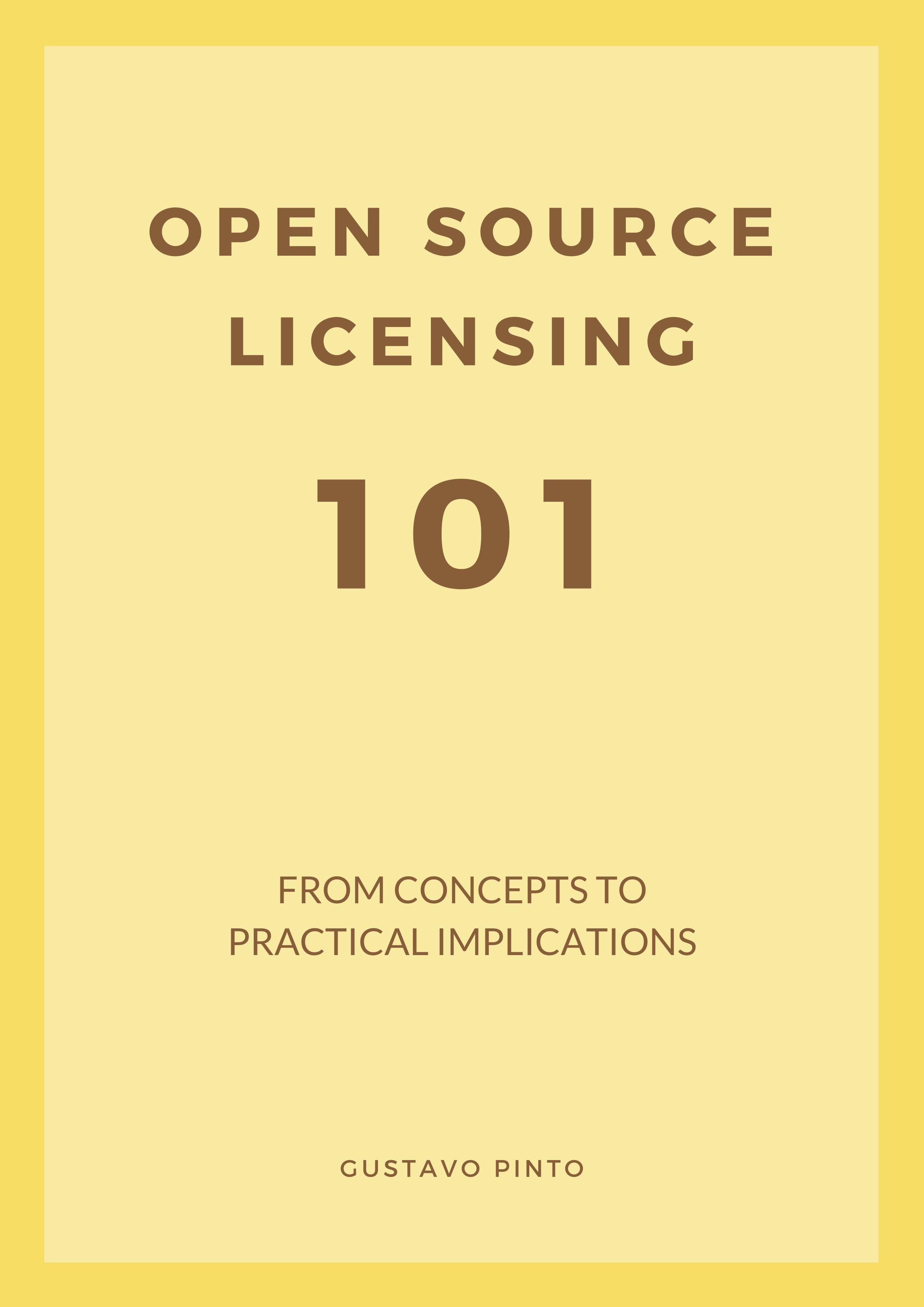 Open Source Licensing 101
