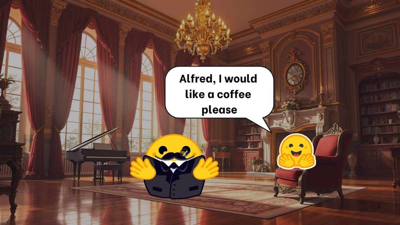 Alguem pede um cafe a Alfred